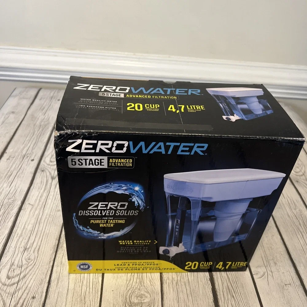 ZeroWater 20 Cup Ready-pour Dispenser Water Filter Pitcher - ZD-20RPN